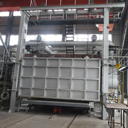 臺(tái)車(chē)式封頭鍛造加熱爐