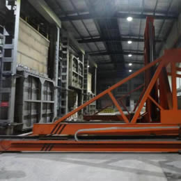 室式蓄熱高錳鋼淬火爐配取料機